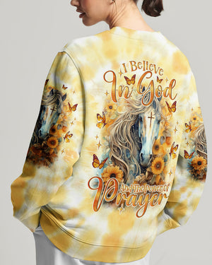 I Believe In God Horse Women's All Over Print Shirt - Tlno2301243