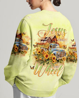 Jesus Take The Wheel Farm Truck Women's All Over Print Shirt - Tlno2504245