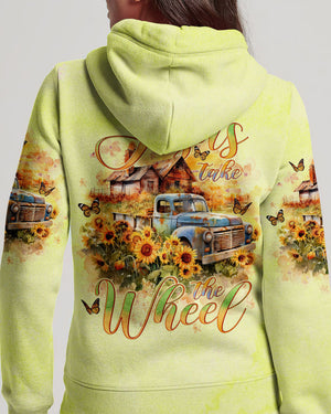 Jesus Take The Wheel Farm Truck Women's All Over Print Shirt - Tlno2504245