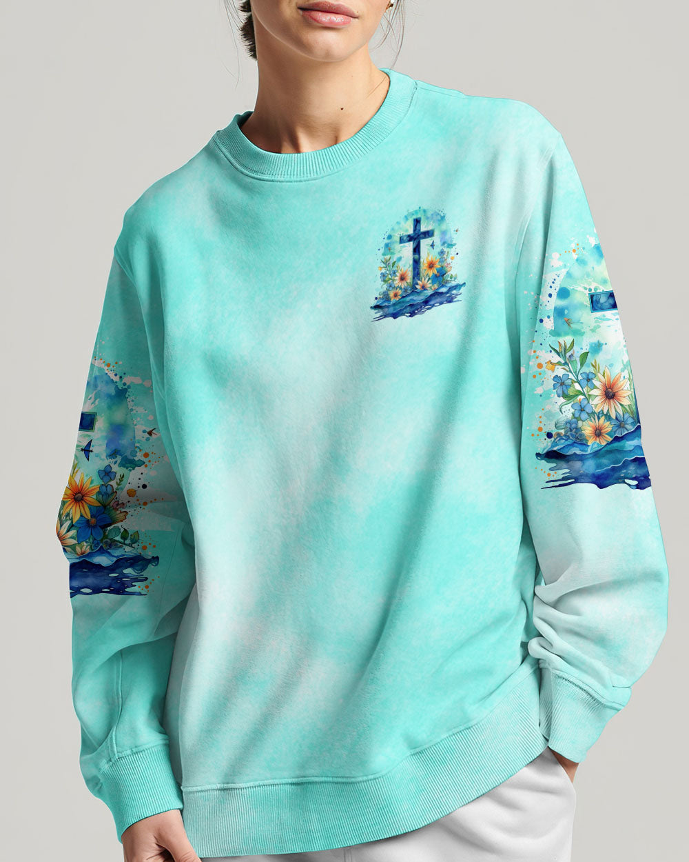 With God All Things Are Possible Women's All Over Print Shirt - Tlno2604244