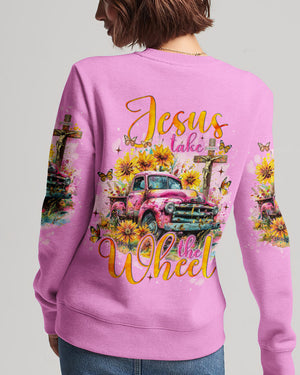 Jesus Take The Wheel Women's All Over Print Shirt - Tlno2702242