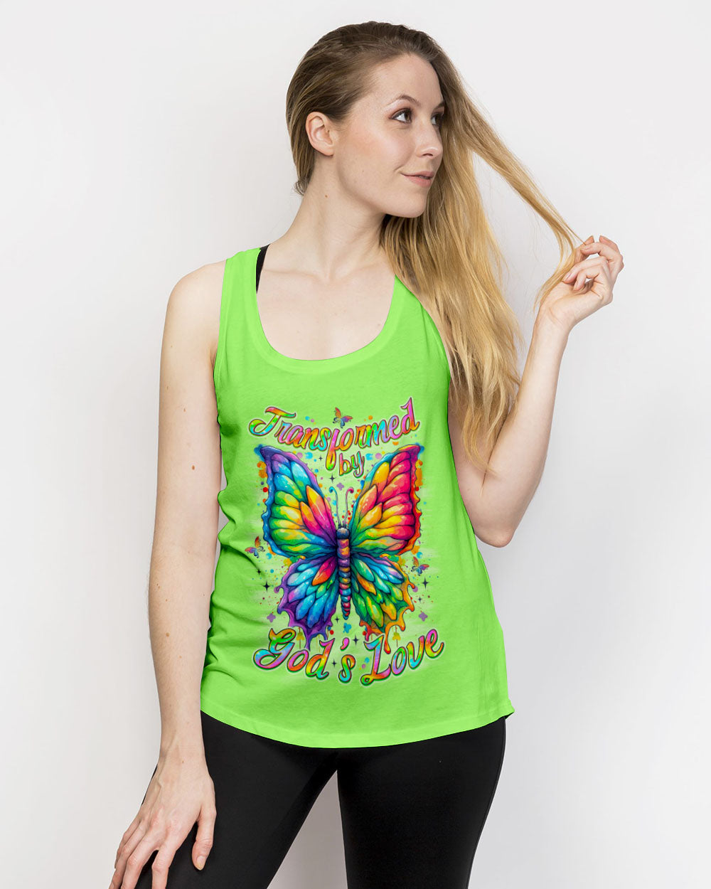 Transformed By God's Love Women's All Over Print Shirt  - Tlno2810251