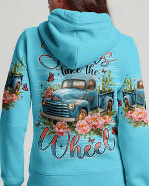 Jesus Take The Wheel Truck Women's All Over Print Shirt - Tlno2811252