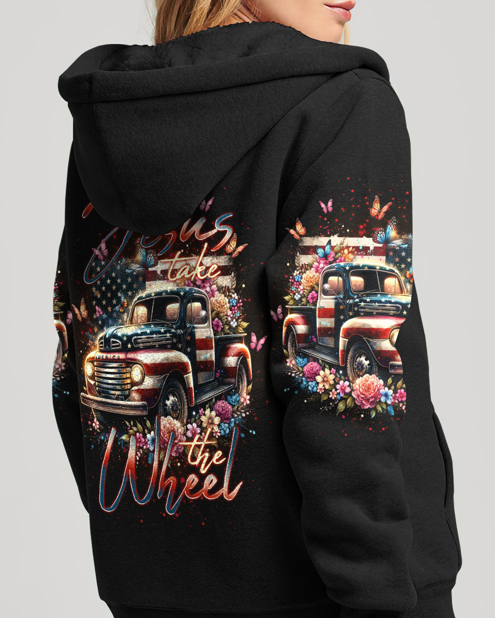 Jesus Take The Wheel Women's All Over Print Shirt - Tlno3001244
