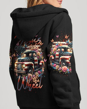 Jesus Take The Wheel Women's All Over Print Shirt - Tlno3001244