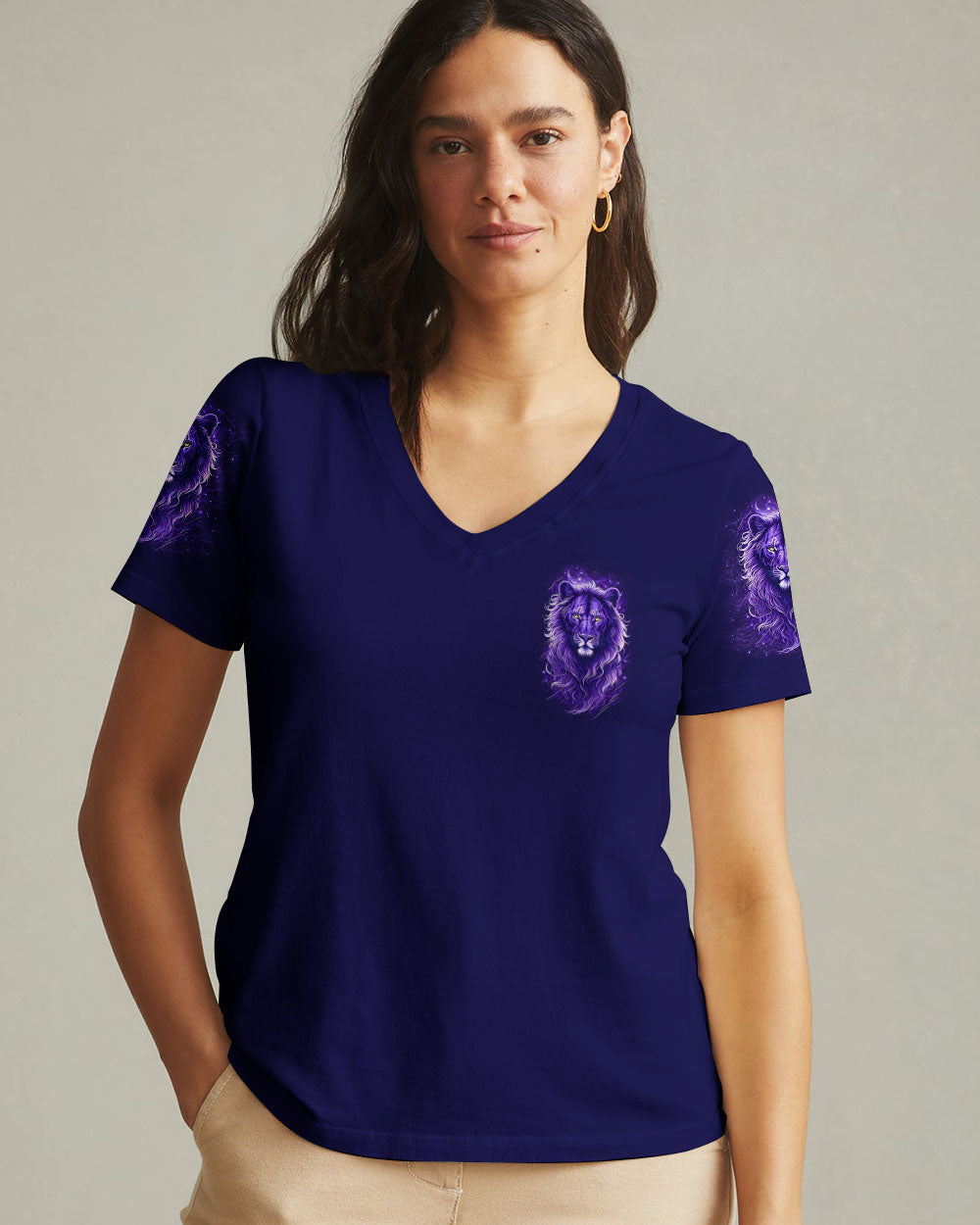 Jesus Dropped The Charges Lion Women's All Over Print Shirt - Tlno3112243