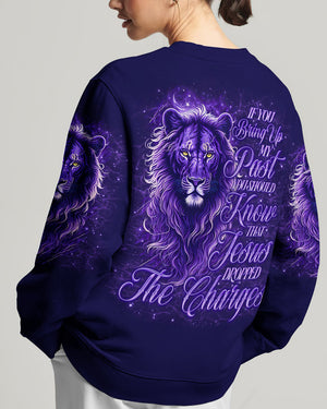 Jesus Dropped The Charges Lion Women's All Over Print Shirt - Tlno3112243