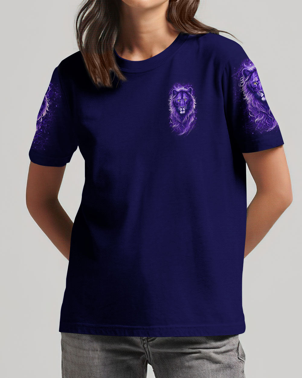 Jesus Dropped The Charges Lion Women's All Over Print Shirt - Tlno3112243