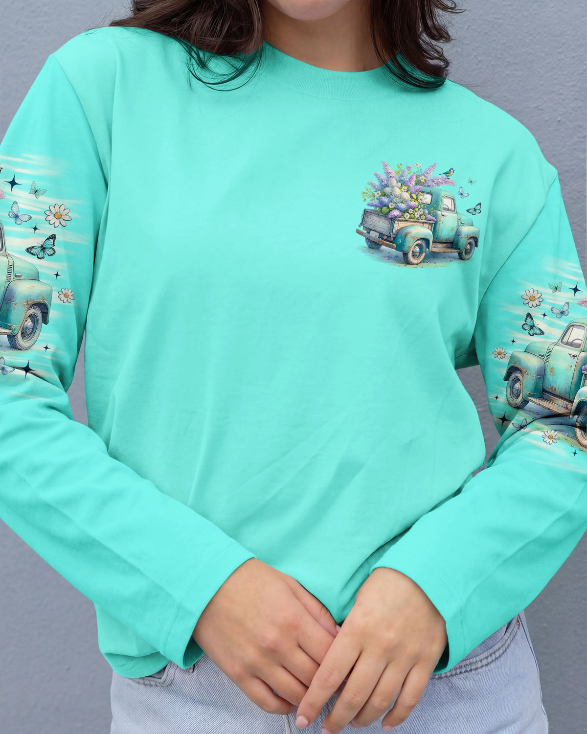Jesus Take The Wheel Women's All Over Print Shirt - Tlno3112251