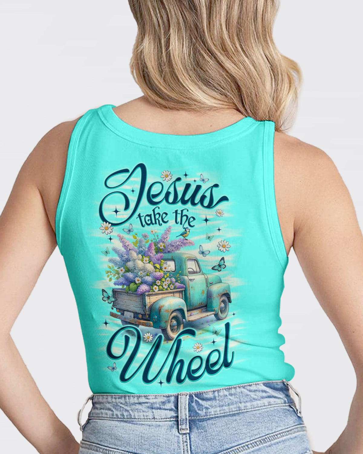 Jesus Take The Wheel Women's All Over Print Shirt - Tlno3112251