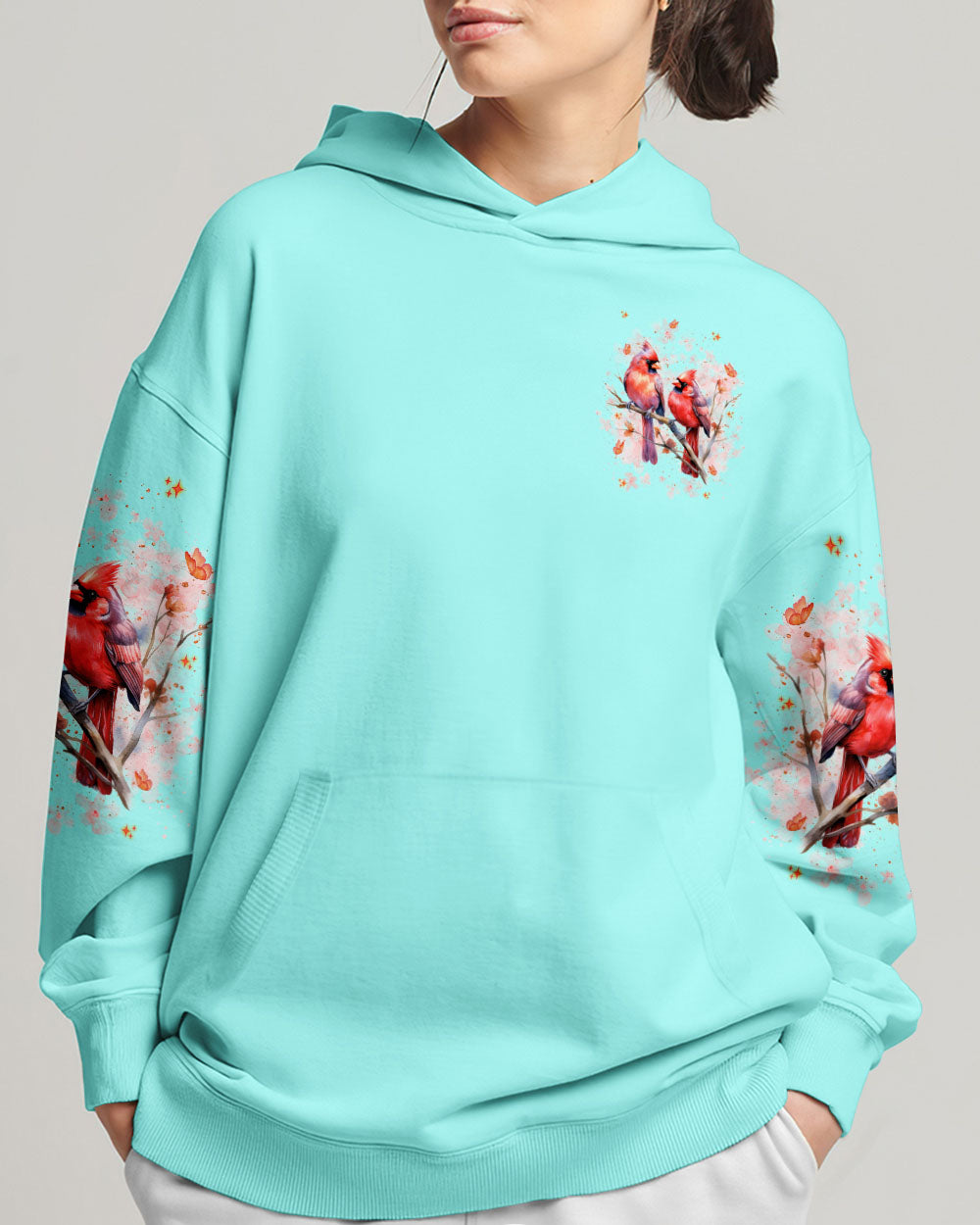Cardinals Appear When Loved Ones Are Near Women's All Over Print Shirt - Tlnt0201251