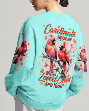Cardinals Appear When Loved Ones Are Near Women's All Over Print Shirt - Tlnt0201251