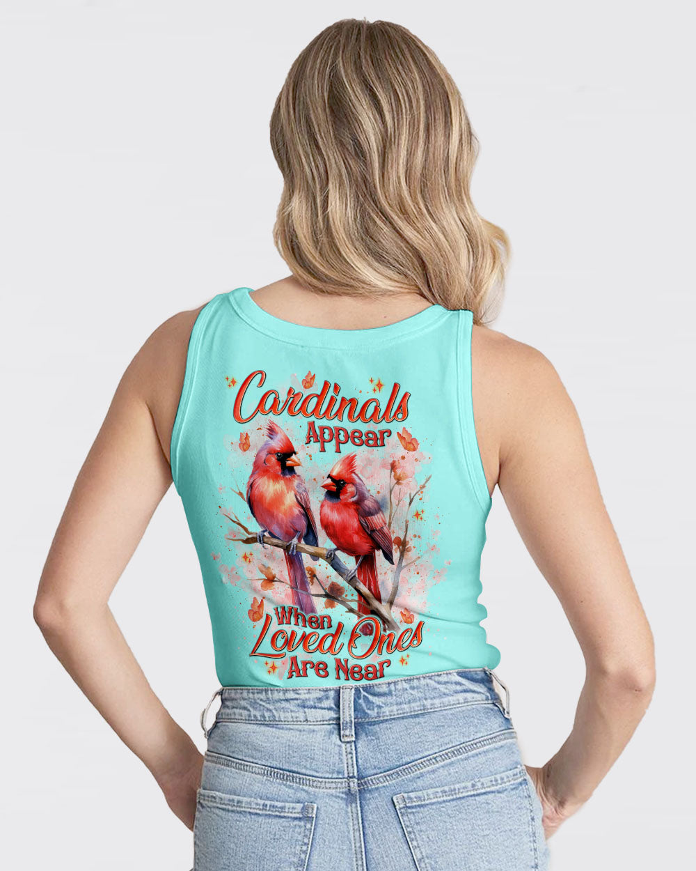 Cardinals Appear When Loved Ones Are Near Women's All Over Print Shirt - Tlnt0201251