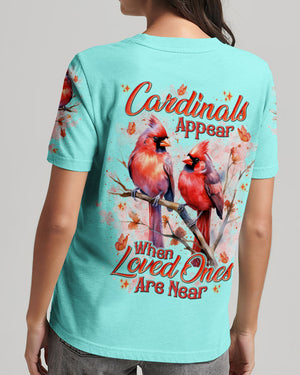 Cardinals Appear When Loved Ones Are Near Women's All Over Print Shirt - Tlnt0201251