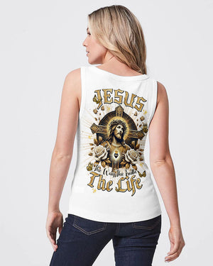 Jesus The Way The Truth The Life Butterfly Women's All Over Print Shirt - Tlnt0301253