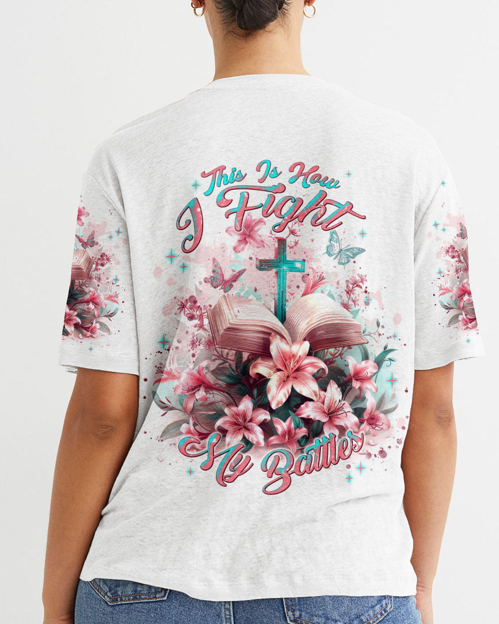 This Is How I Fight My Battles Women's All Over Print Shirt - Tlnt0304244