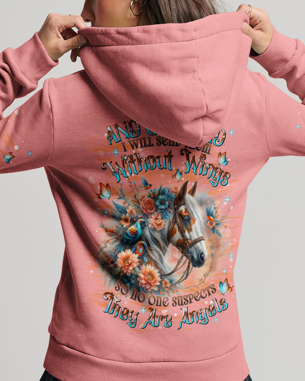 I Will Send Them Without Wings Horse Women's All Over Print Shirt - Tlnt0307252