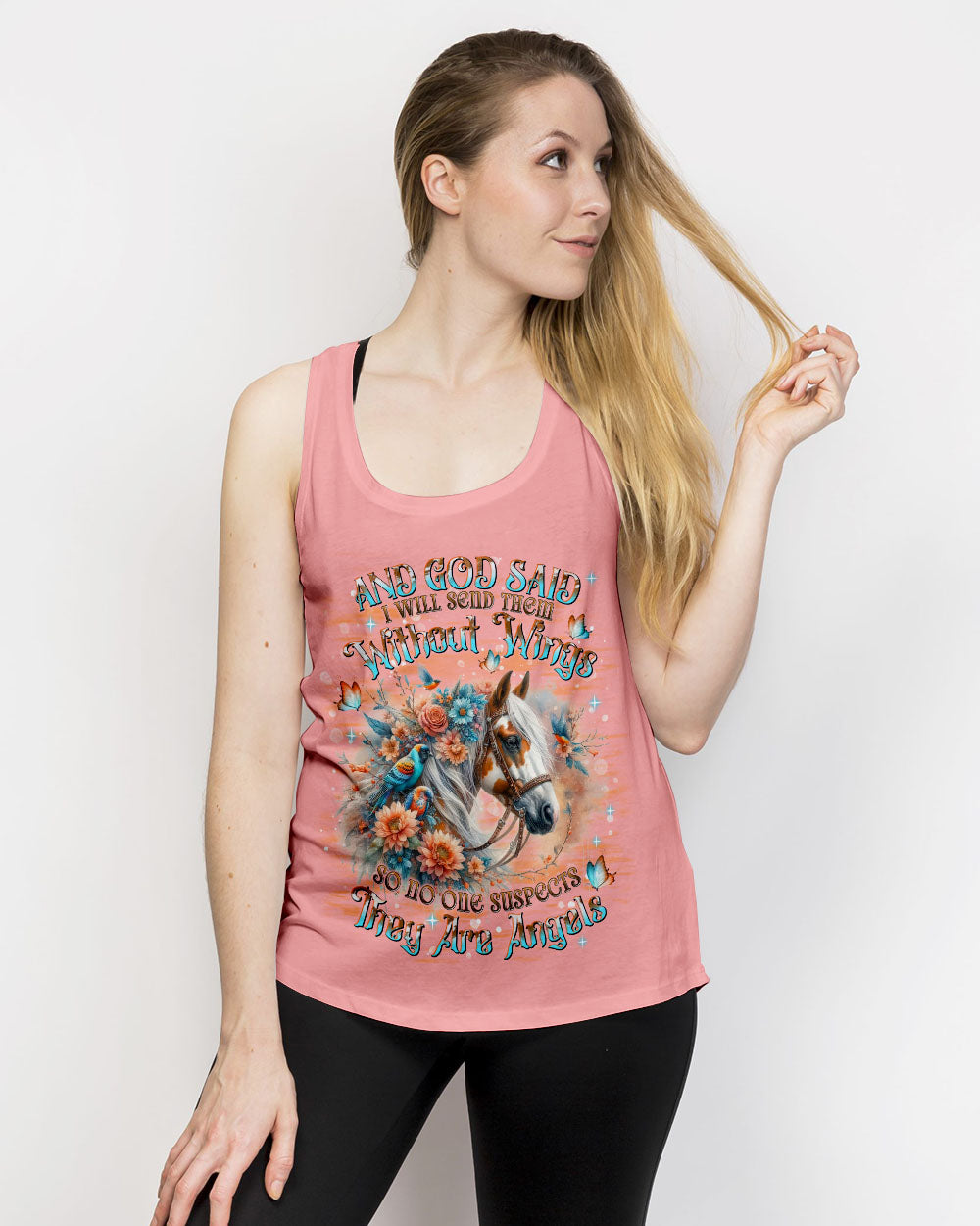 I Will Send Them Without Wings Horse Women's All Over Print Shirt - Tlnt0307252