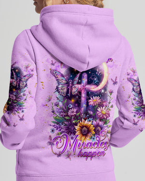 When God Steps In Miracles Happen Women's All Over Print Shirt -  Tlnt0312242