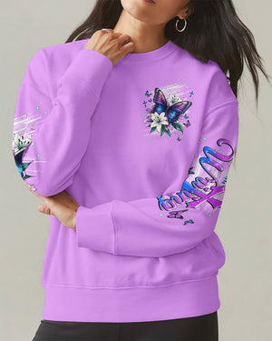His Mercy Rewrote My Story  Butterfly Women's All Over Print Shirt  - Tlnt0312251