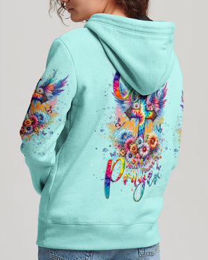 I Believe In God Cross Wings Women's All Over Print Shirt - Tlnt0401242