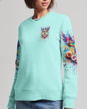 I Believe In God Cross Wings Women's All Over Print Shirt - Tlnt0401242
