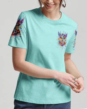 I Believe In God Cross Wings Women's All Over Print Shirt - Tlnt0401242