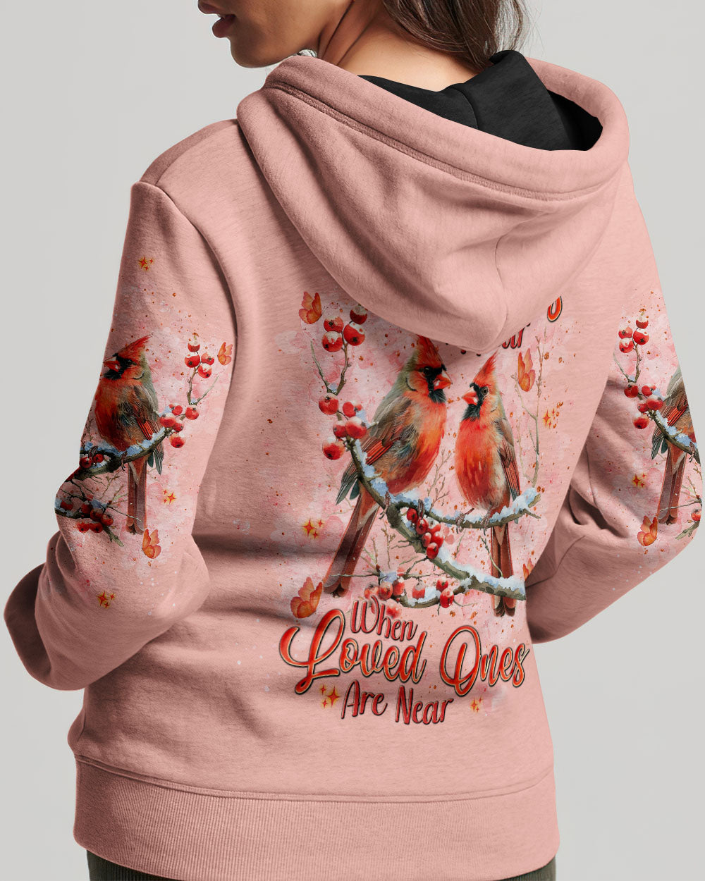 Cardinals Appear When Loved Ones Are Near Women's All Over Print Shirt - Tlnt0401253
