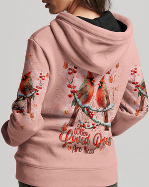 Cardinals Appear When Loved Ones Are Near Women's All Over Print Shirt - Tlnt0401253