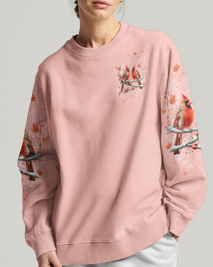 Cardinals Appear When Loved Ones Are Near Women's All Over Print Shirt - Tlnt0401253