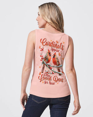 Cardinals Appear When Loved Ones Are Near Women's All Over Print Shirt - Tlnt0401253