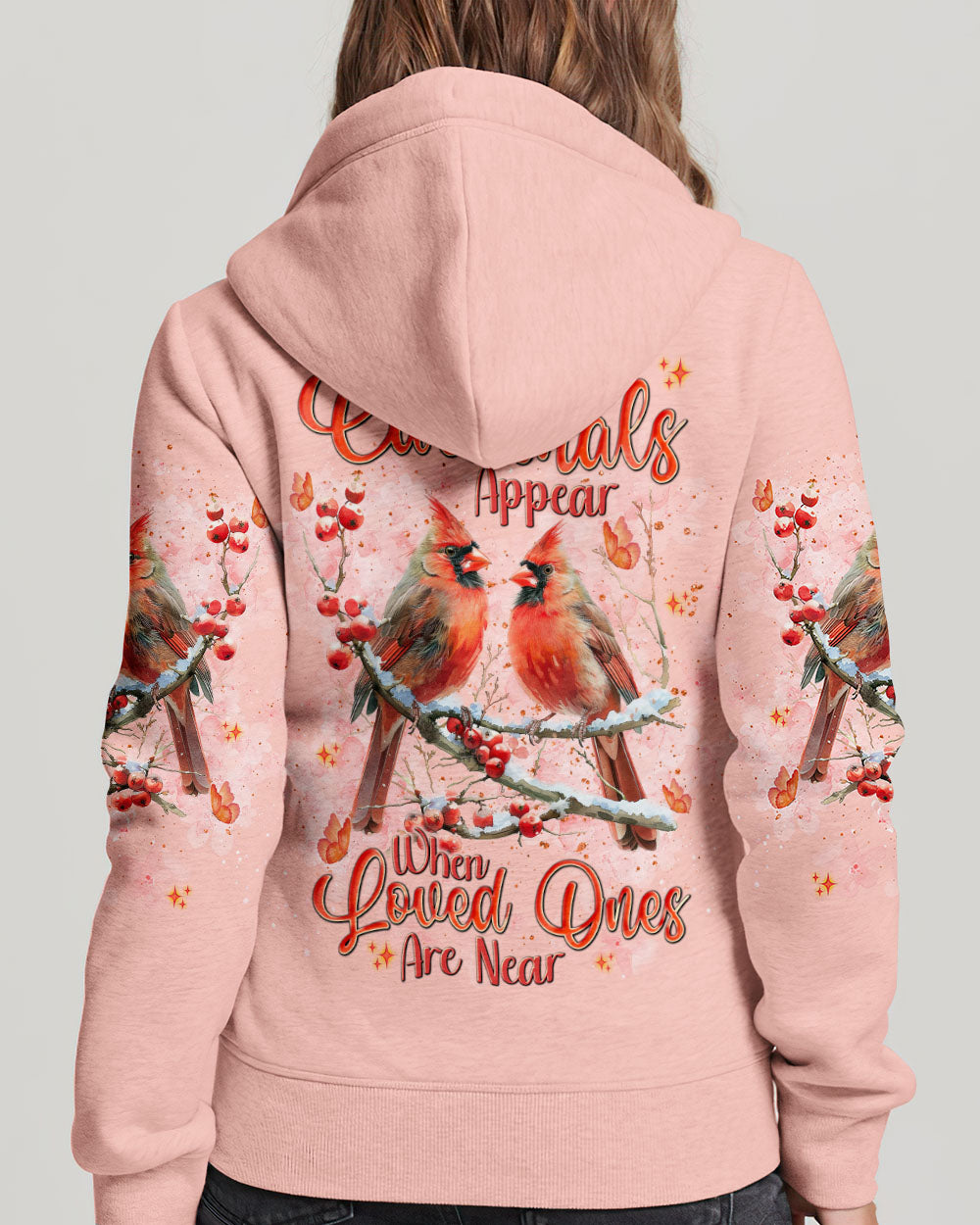 Cardinals Appear When Loved Ones Are Near Women's All Over Print Shirt - Tlnt0401253