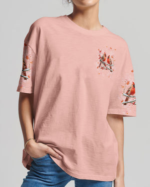Cardinals Appear When Loved Ones Are Near Women's All Over Print Shirt - Tlnt0401253