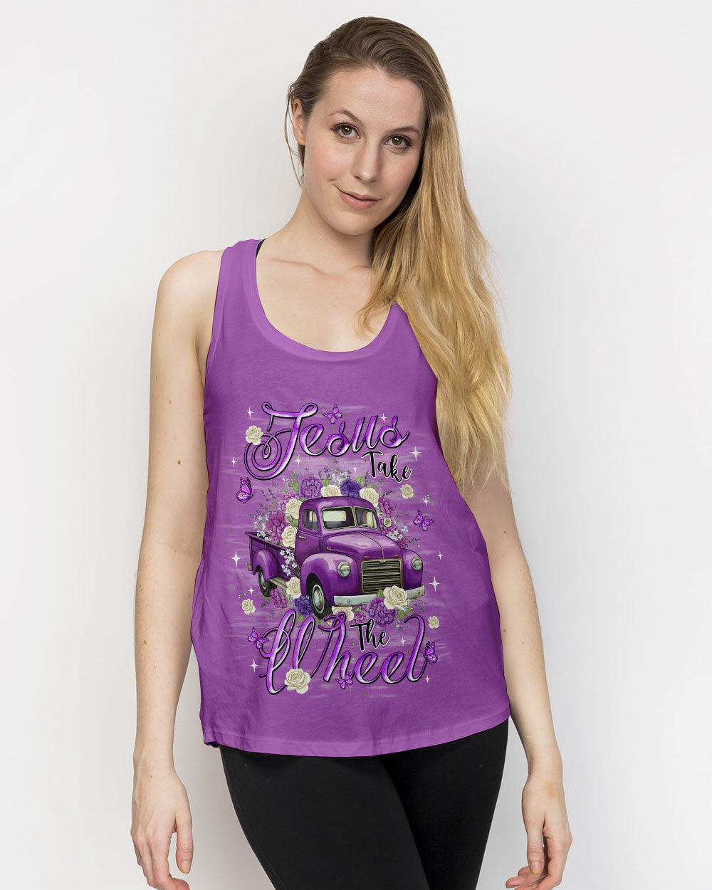 Jesus Take The Wheel Women's All Over Print Shirt - Tlnt0501262