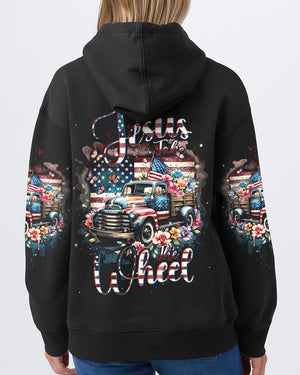 Jesus Take The Wheel Flower Women's All Over Print Shirt - Tlnt0502242