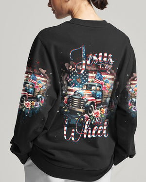 Jesus Take The Wheel Flower Women's All Over Print Shirt - Tlnt0502242