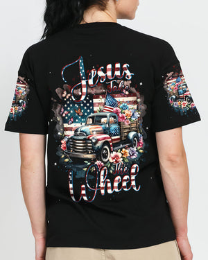 Jesus Take The Wheel Flower Women's All Over Print Shirt - Tlnt0502242
