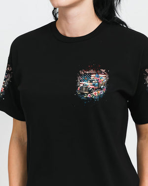 Jesus Take The Wheel Flower Women's All Over Print Shirt - Tlnt0502242