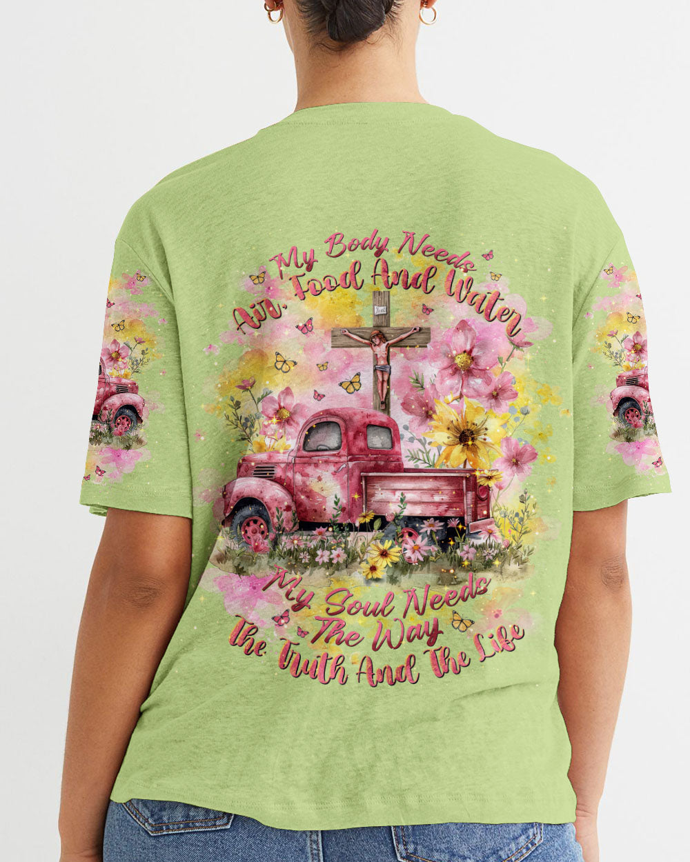 My Soul Needs The Way The Truth And The Life Truck Women's All Over Print Shirt - Tlnt0503243