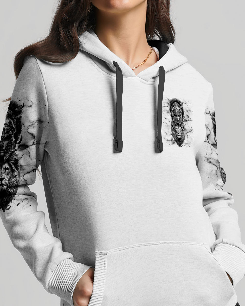 Jesus Dropped The Charges Lion Warrior Women's All Over Print Shirt - Tlnt0511241