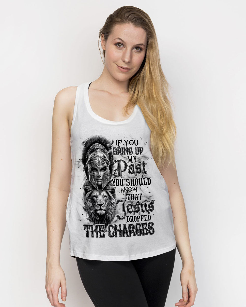Jesus Dropped The Charges Lion Warrior Women's All Over Print Shirt - Tlnt0511241