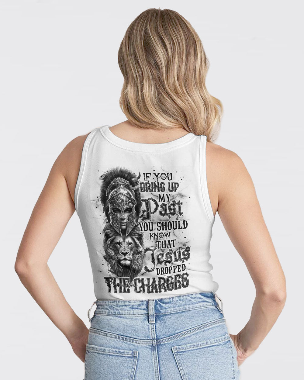 Jesus Dropped The Charges Lion Warrior Women's All Over Print Shirt - Tlnt0511241