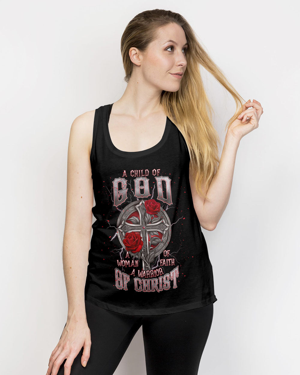 A Child Of God A Woman Of Faith Women's All Over Print Shirt - Tlnt0512242