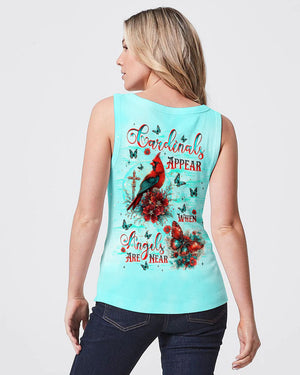 When Cardinals Appear Angels Are Near Women's All Over Print Shirt - Tlnt0612242