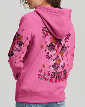 In October We Wear Pink Cross Women's All Over Print Shirt   - Tlnt0708251