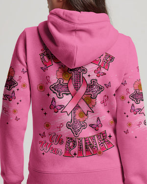 In October We Wear Pink Cross Women's All Over Print Shirt   - Tlnt0708251