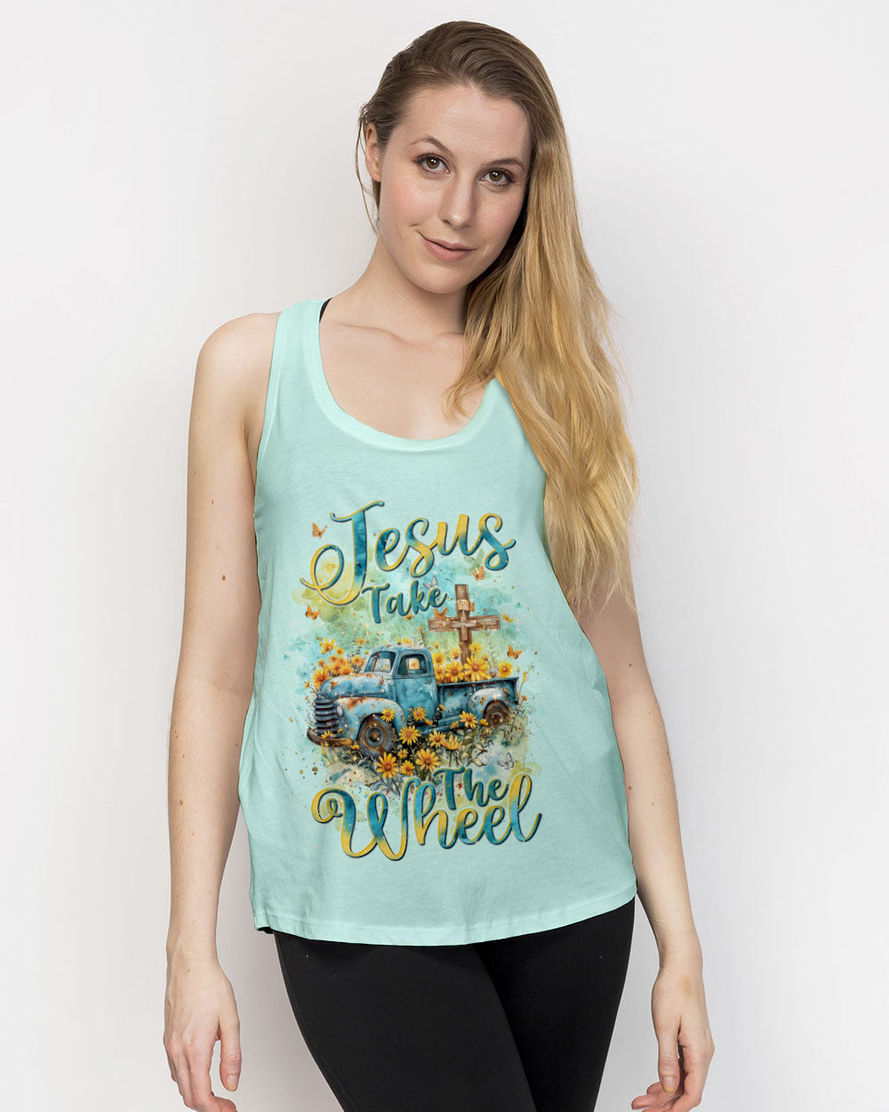 Jesus Take The Wheel Women's All Over Print Shirt - Tlnt0803243