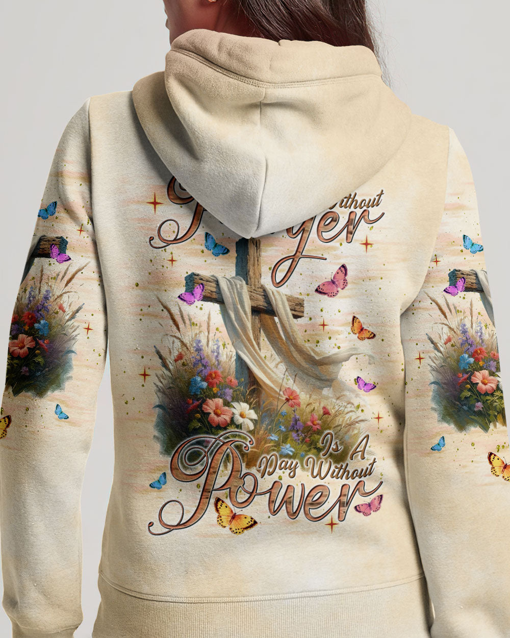 A Day Without Prayer Is A Day Without Power Women's All Over Print Shirt - Tlnt0803252