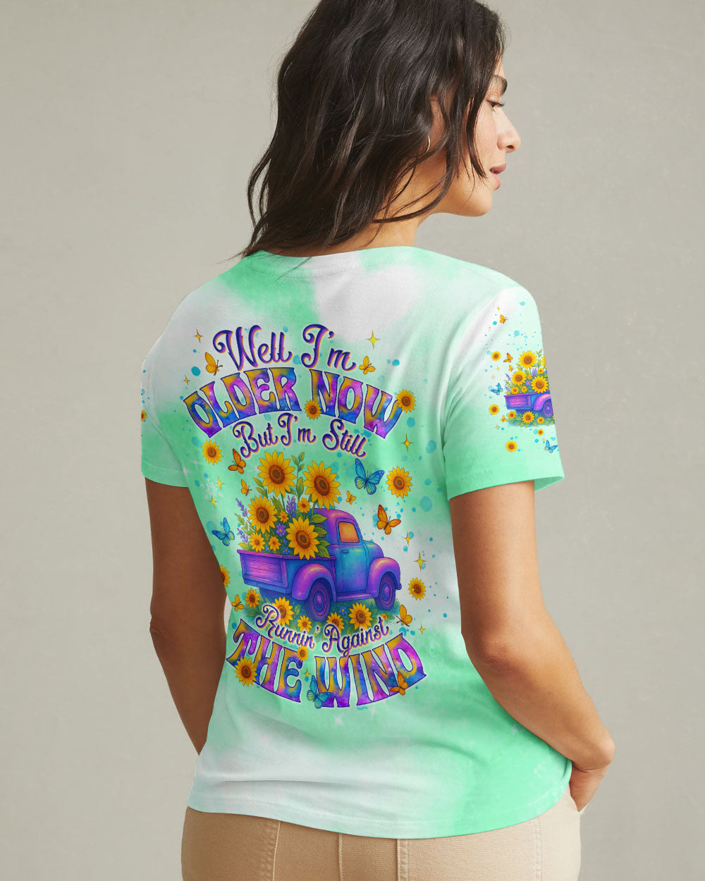 Running Against The Wind Truck Women's All Over Print Shirt   - Tlnt0807251