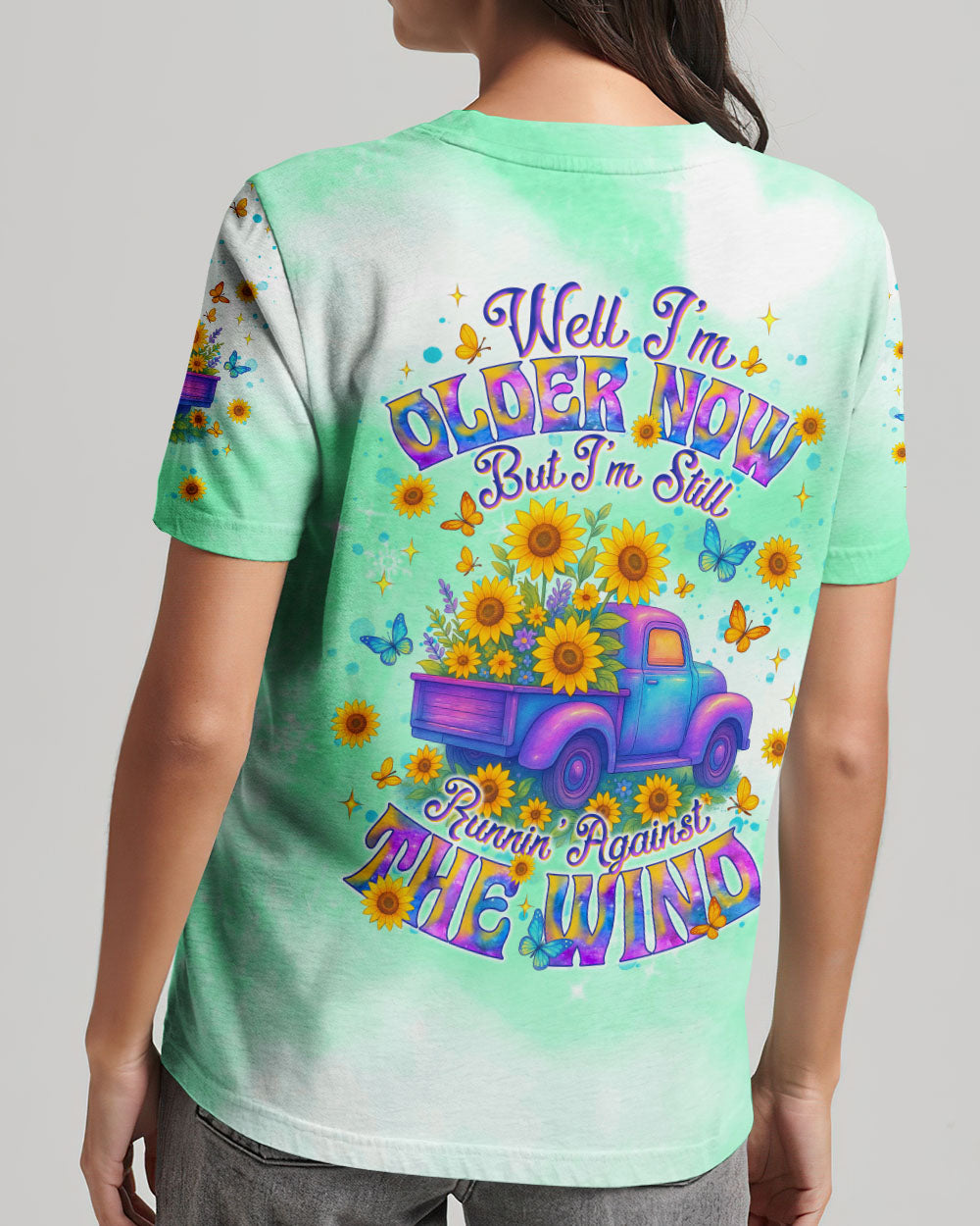 Running Against The Wind Truck Women's All Over Print Shirt   - Tlnt0807251